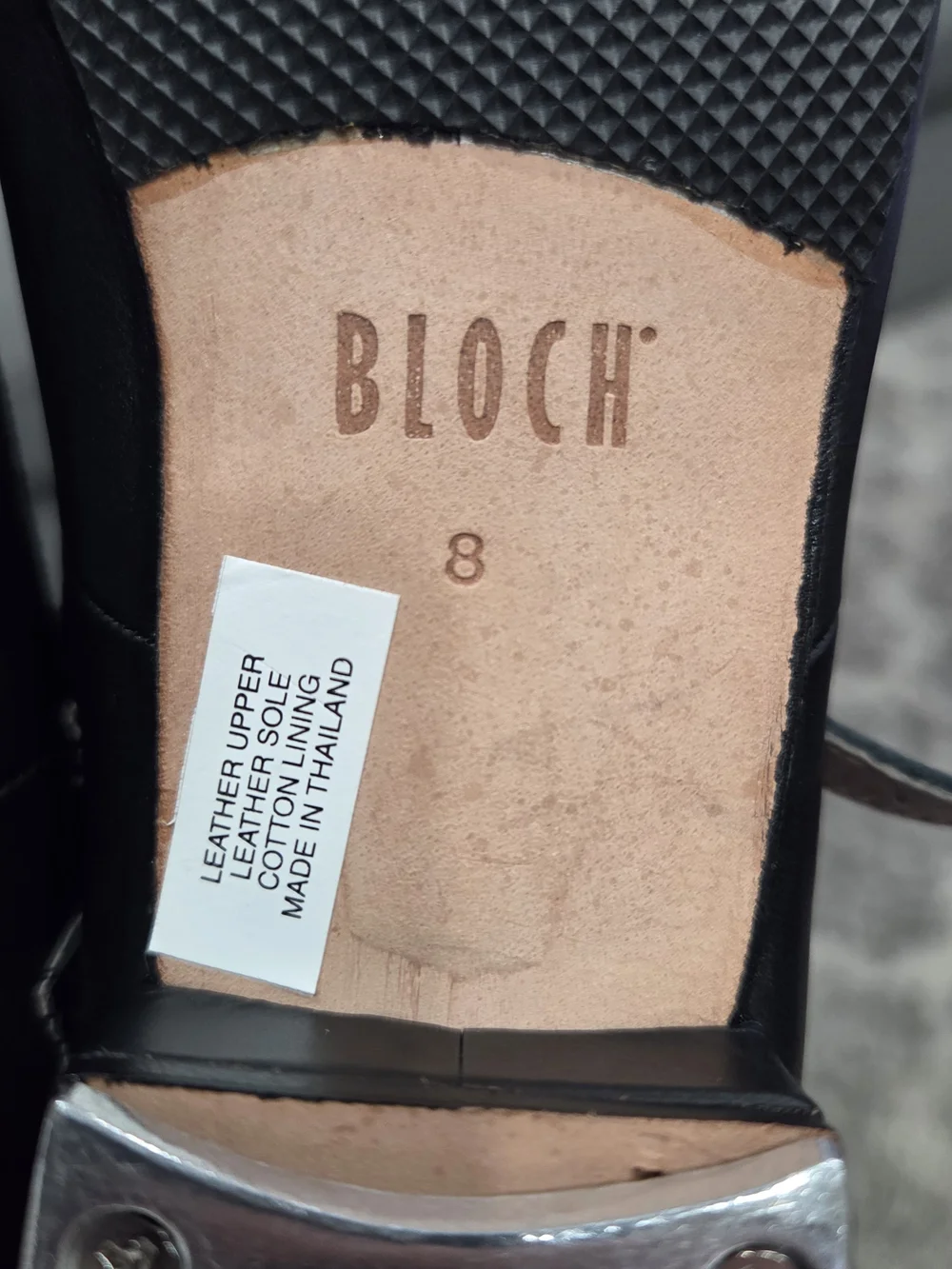 Bloch Black Mary Jane Low Heel  Tap Dancing Leather Shoes